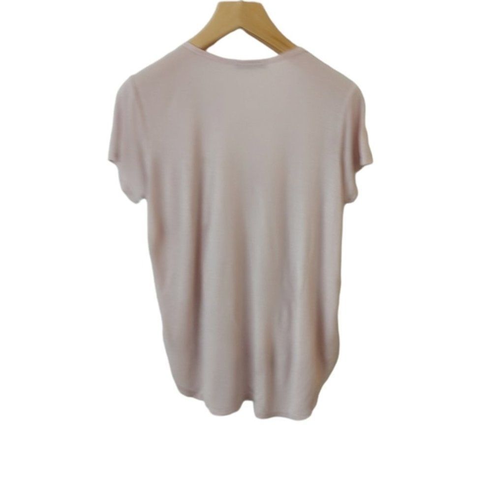 Aritzia Wilfred Free Valmere T-Shirt Classic Scoop Neck - Picture 3 of 4